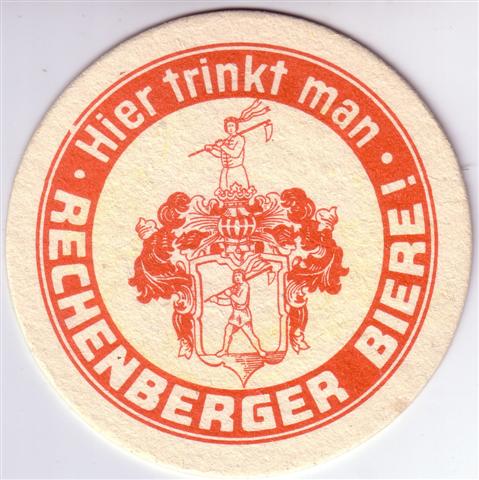 rechenberg fg-sn rechen rund 1a (215-hier trinkt man-rot) 